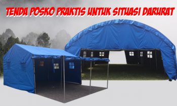 tenda posko praktis untuk situasi darurat